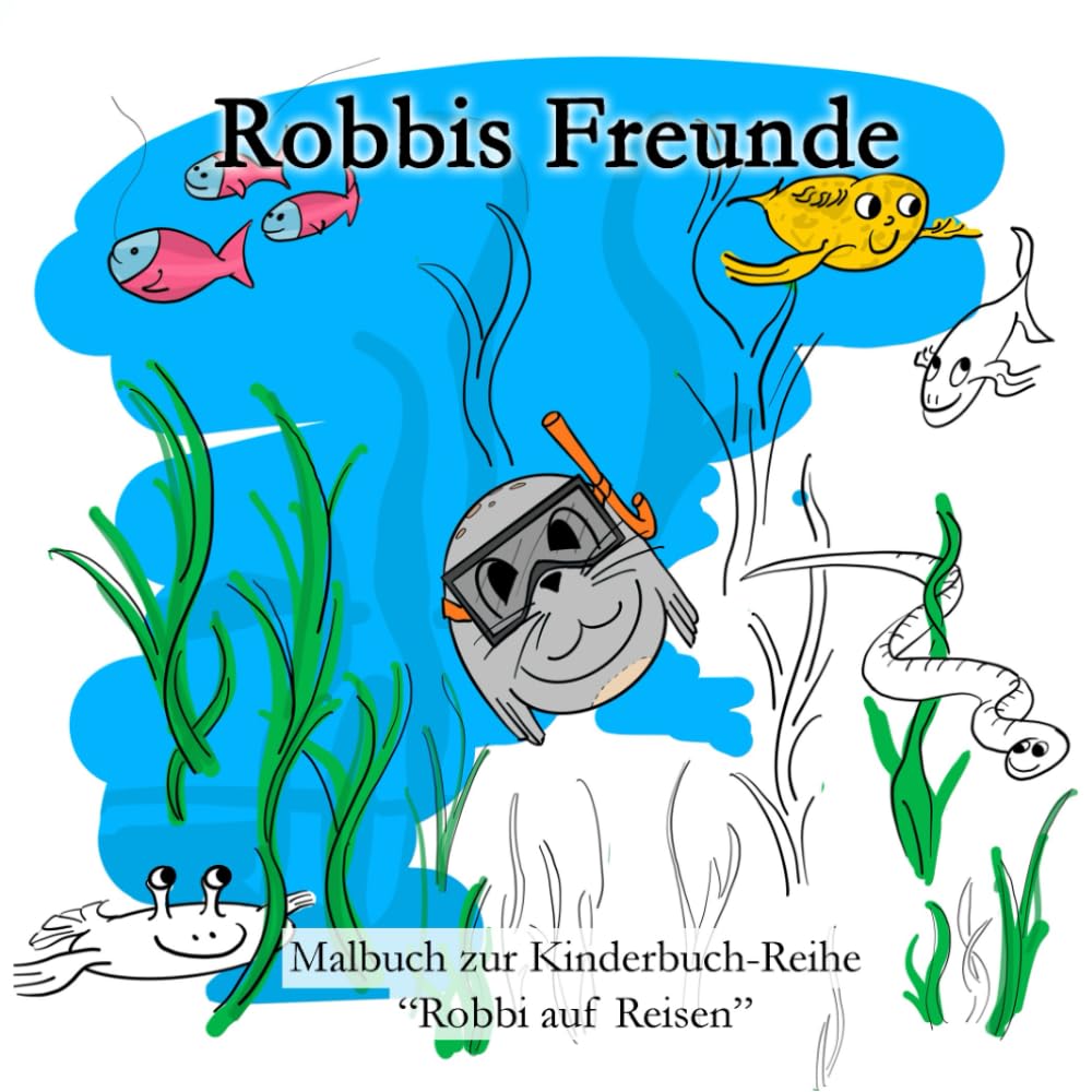 Cover von Malbuch Robbis Freunde